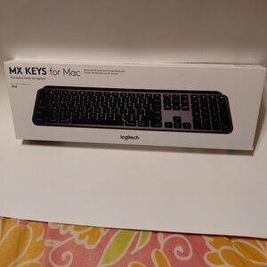 MX KEYS FOR MAC Mastr Series NIB Logitech ADVANCED WIRELESS ILLUMINATED KEYBOARD